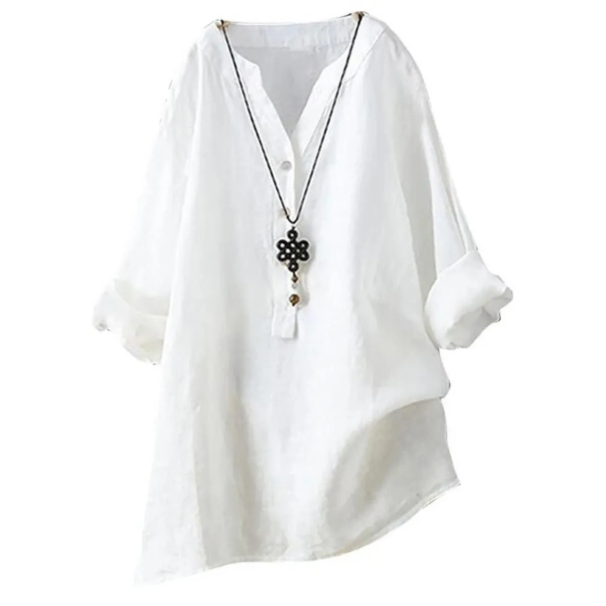 Camicetta Magliette e camicette Delle Donne 2024 Autunno E Inverno Elegante Camicia Casual di Base Magliette Abbigliamento Femmi