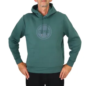 COLMAR felpa uomo cappuccio cotone logo 6248 1WX MODISH 681 VERDE inverno 2024
