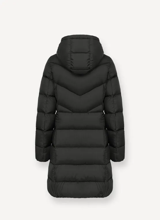 COLMAR giubbotto donna lungo cappuccio 2206 2XX CAPTION 99 NERO inverno 2024