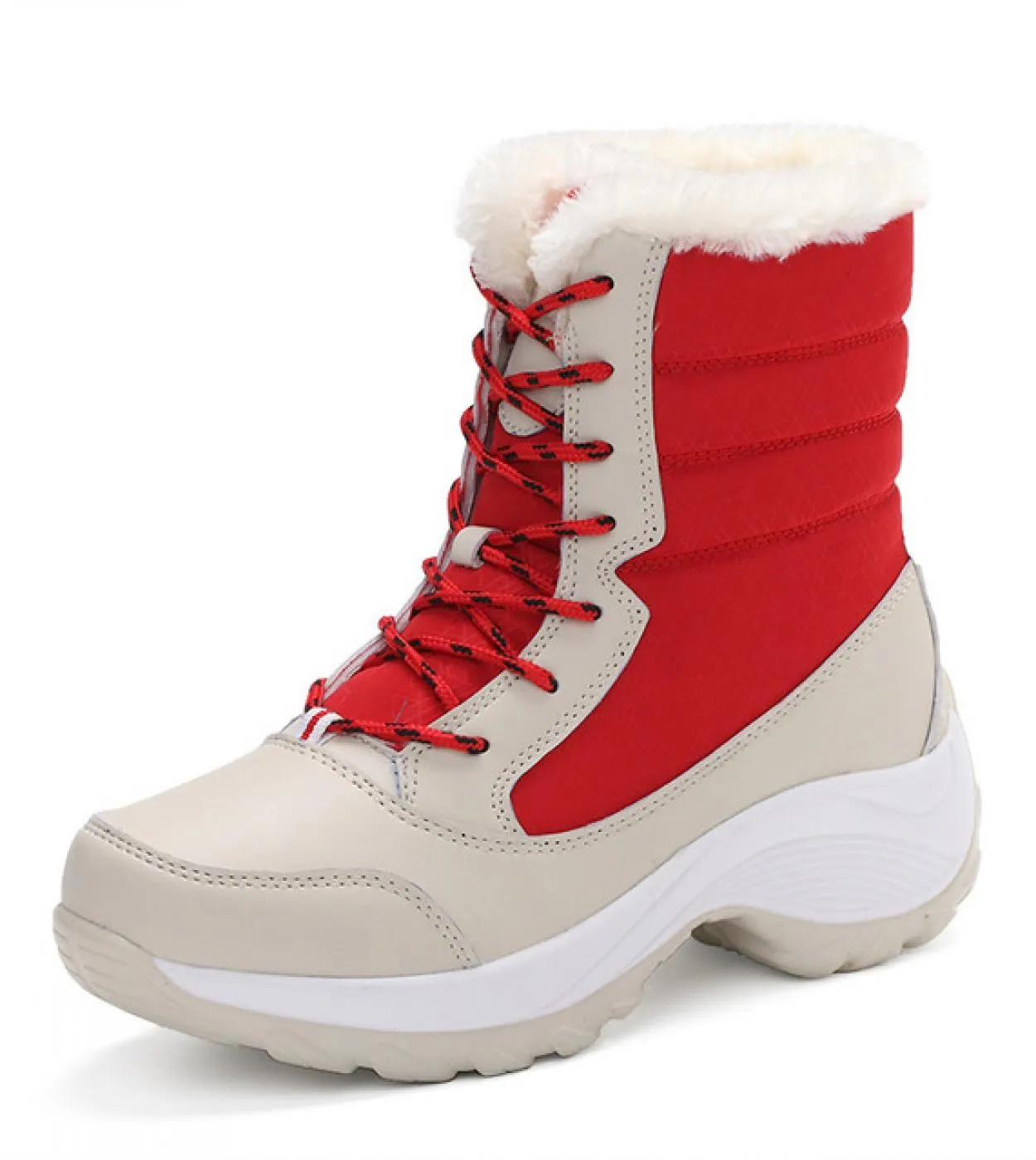Comemore 2022 Snow Boots Plush Warm Ankle Boot For Women Winter Shoes Waterproof Female Footwear Winter Shoe Booties Bot