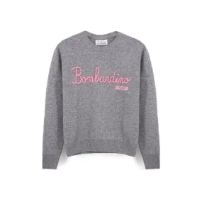 Crewneck Sweater Bombardino Ski Club, Grigio