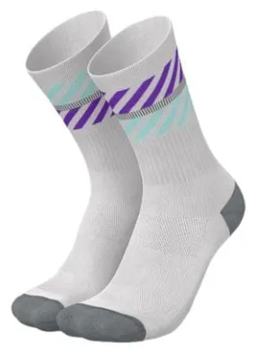 Incylence Merino Light Lanes Socks Grey/Violet