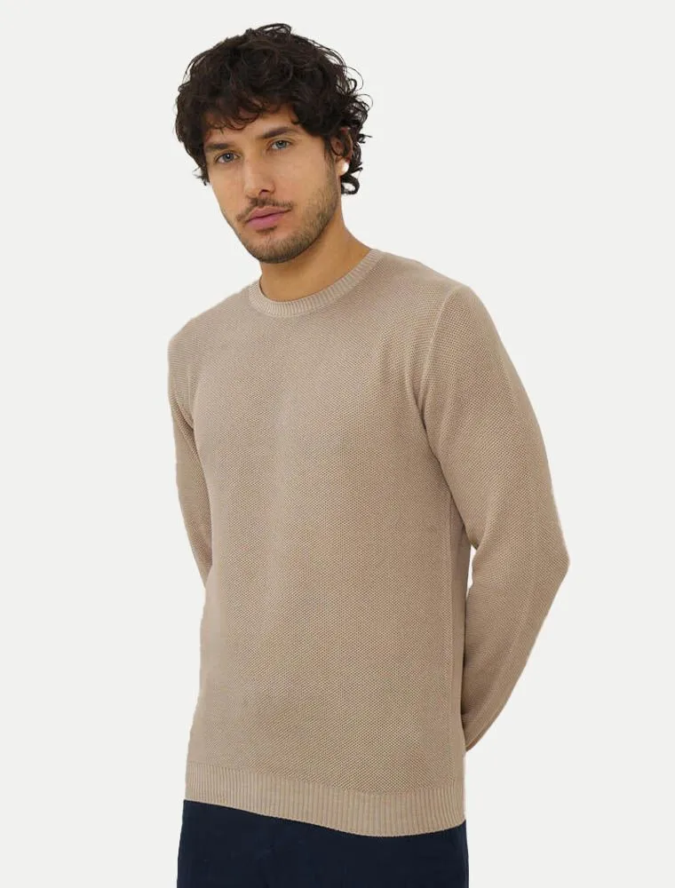 Pullover Manica Lunga Amedeo Ferrante - Fango