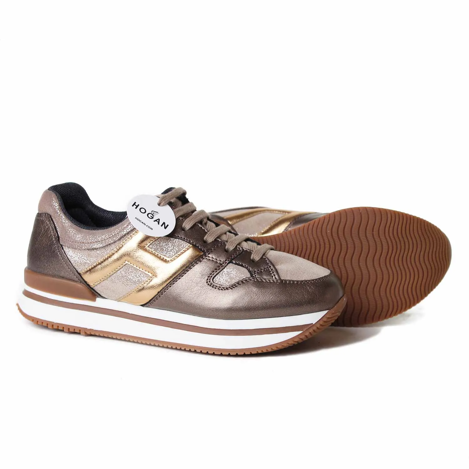 Sneaker H222 Jr Bronzo