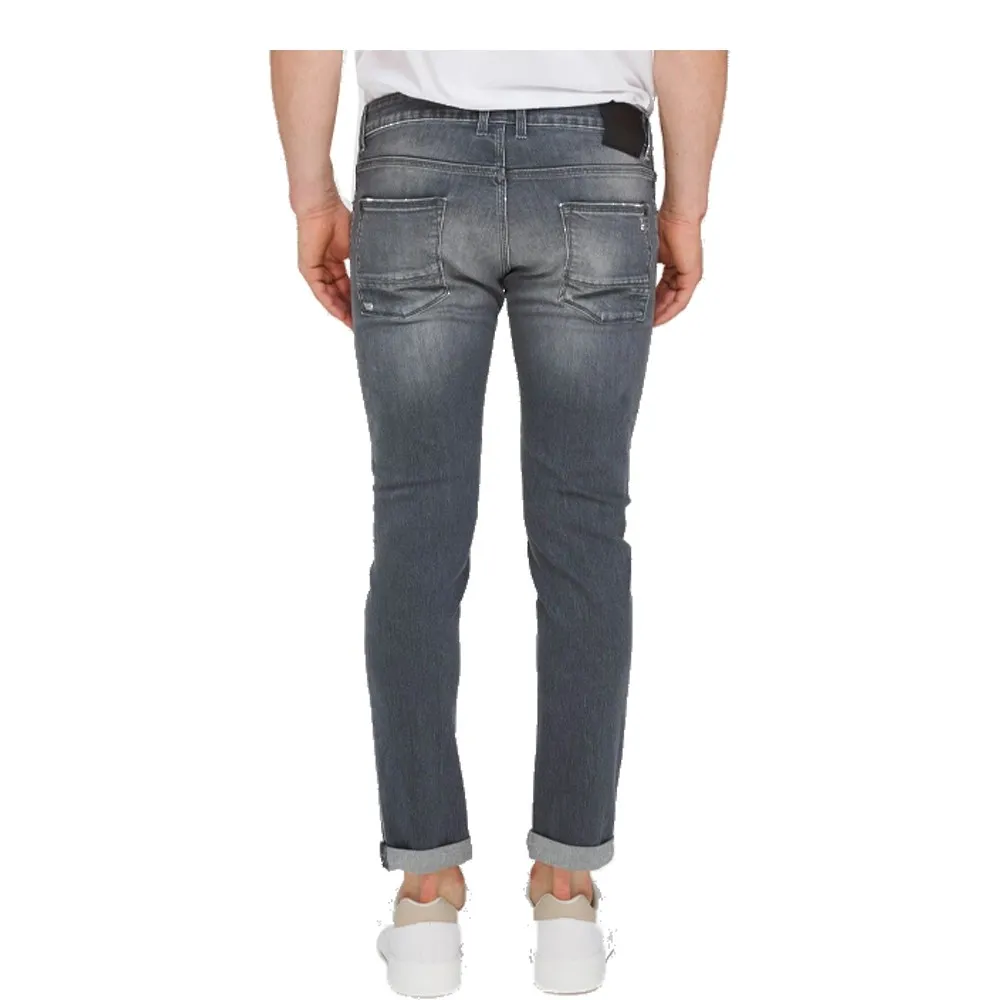 Uniform Jeans uomo Dean Grey Denim Confort slim fit 48812GRS Grigio